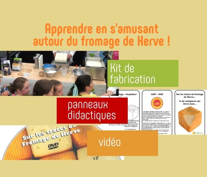 Apprendre en s'amusant autour du fromage de Herve