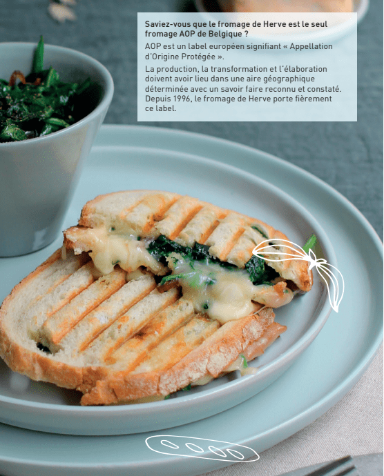 Croque au fromage de Herve AOP