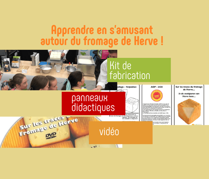 Apprendre en s'amusant autour du Fromage de Herve !