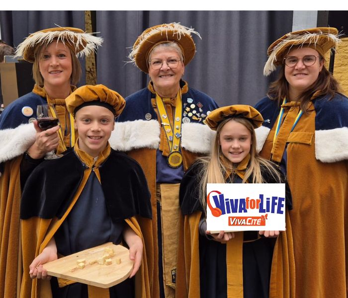 Royale Confrérie du Herve à Liège pour Viva For Life