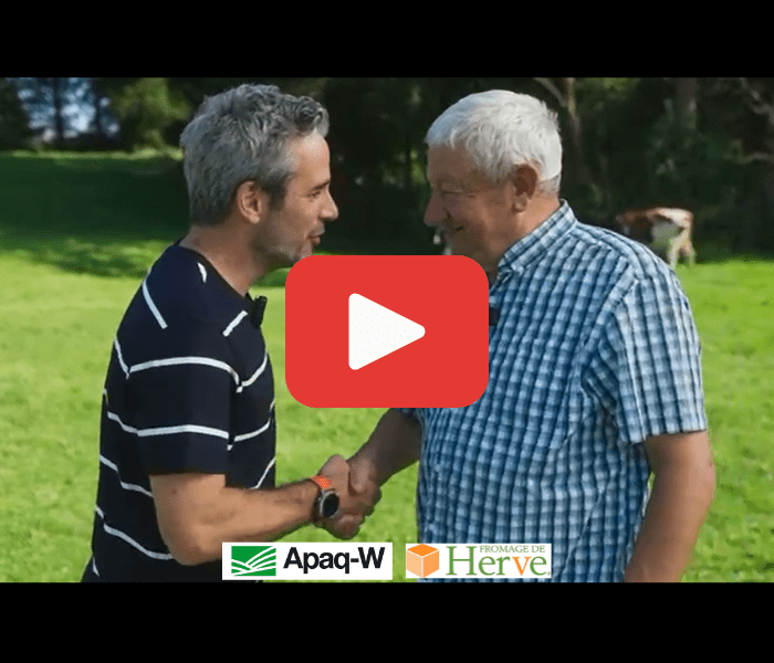 Présentation des producteurs de fromage de Herve AOP par Adrien Devyver et Joseph producteur passionné