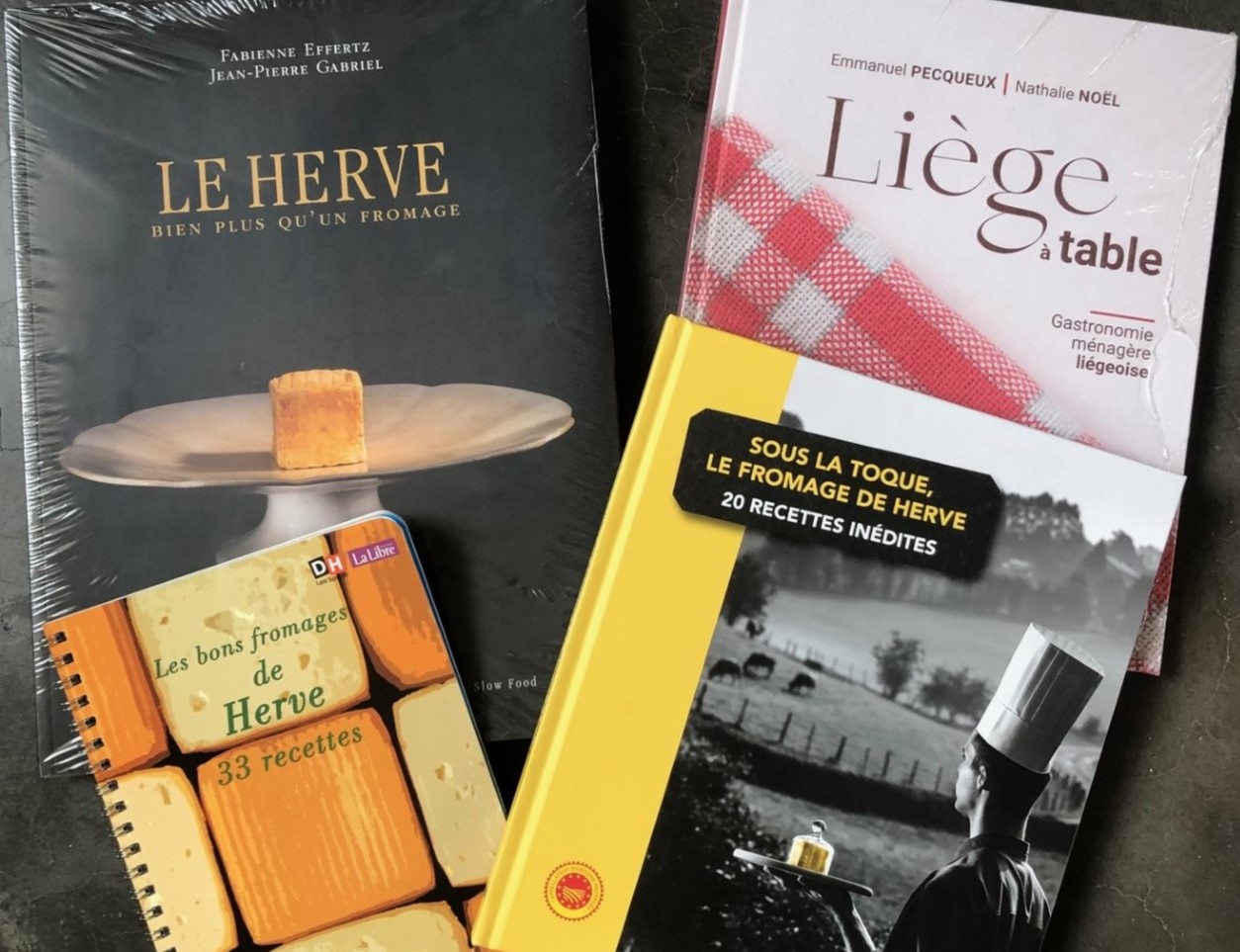 livres de recettes avec du fromage de Herve_Vente à la Maison du Tourisme du Pays de Herve