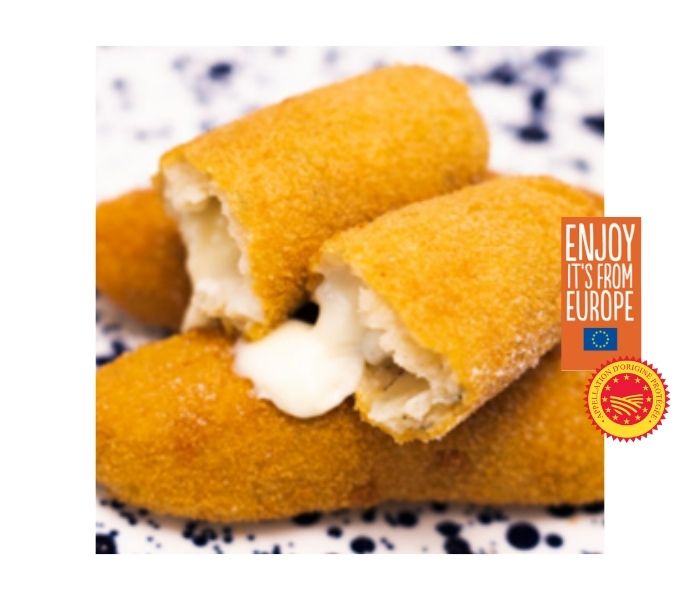 Croquettes de Plate de Florenville IGP et Fromage de Herve AOP à la menthe